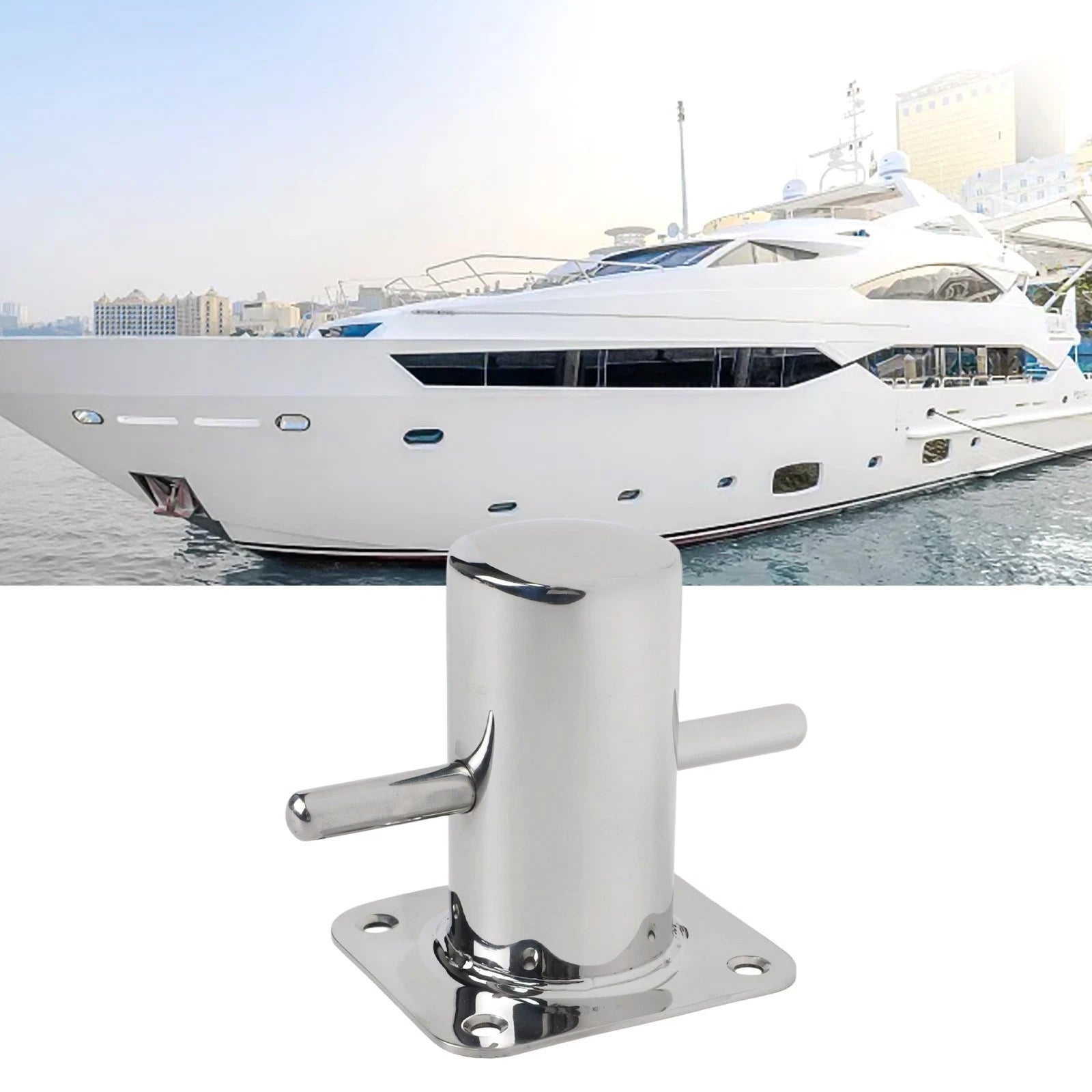 60mm Marine Bollard for Samson (Polished Stainless Steel)