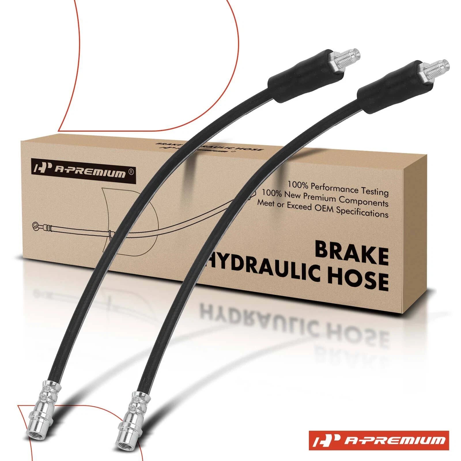 2X Brake Hydraulic Hose for BMW 740iL Z3 Mini Cooper (1996–2002)