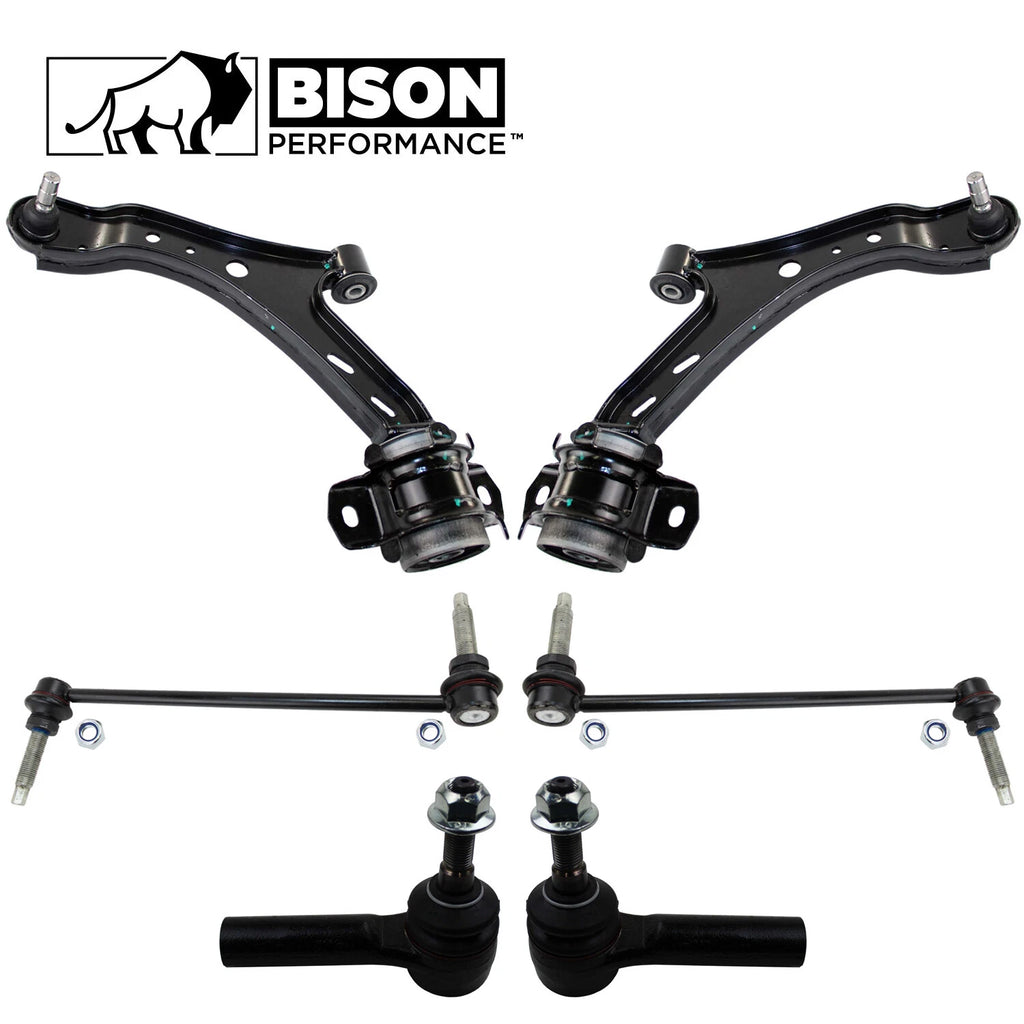 6pc Front Lower Control Arm Sway Bar Link Kit for Ford Mustang