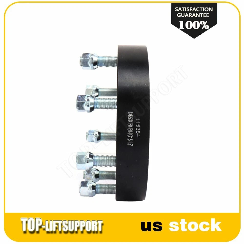 Set of 4 Wheel Adapters for Chevrolet Silverado 2500 HD (8x6.5 to 8x180)