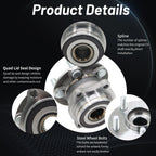 Pair Rear Wheel Hub Bearings for Subaru Outback Forester Legacy (2010–2014)