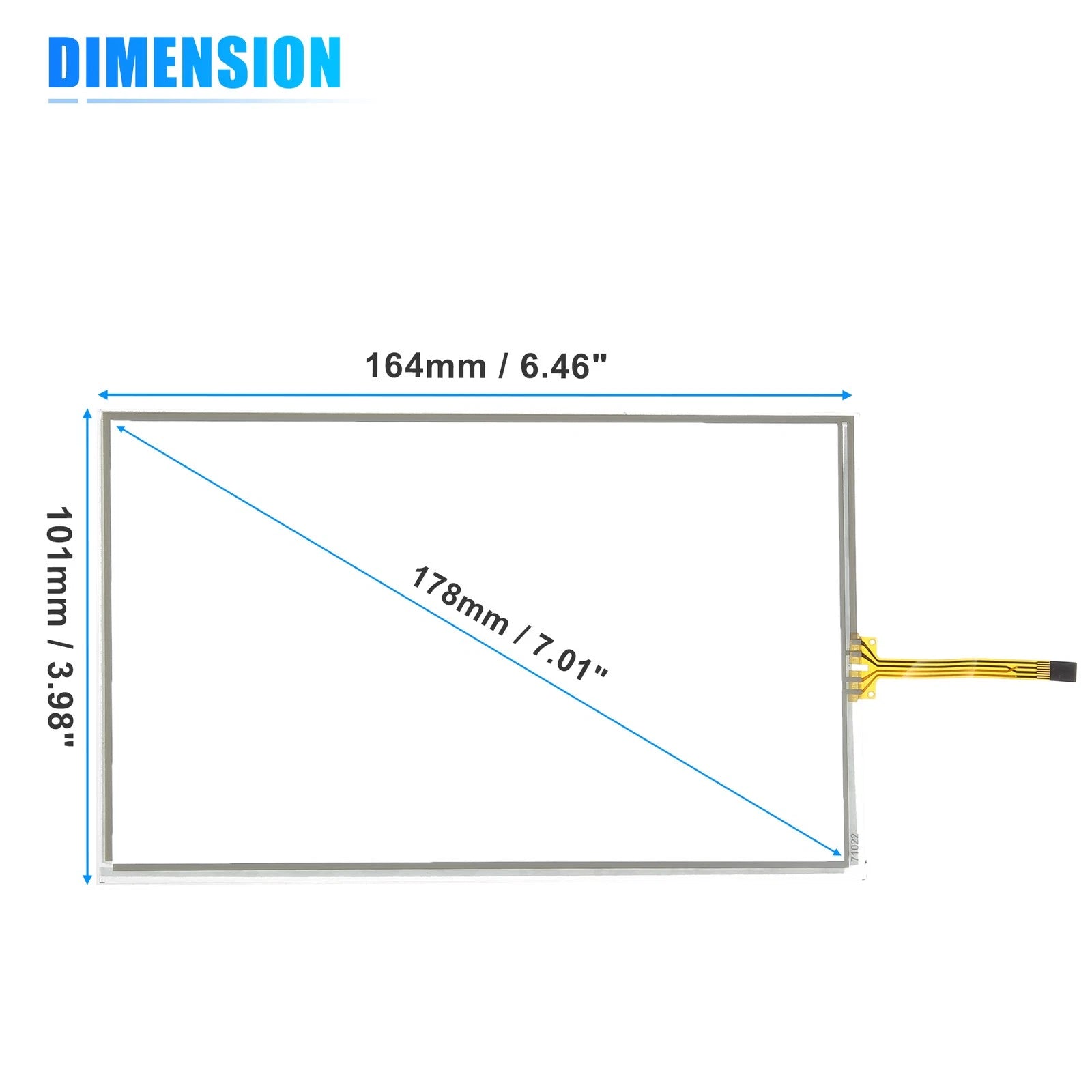 7 Inch Touch Screen Replacement for Toyota Tundra (2014)