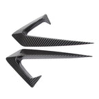 2X Camera Protection Cover Trim for Tesla Model 3 (2017–2021) Gloss Carbon Fiber