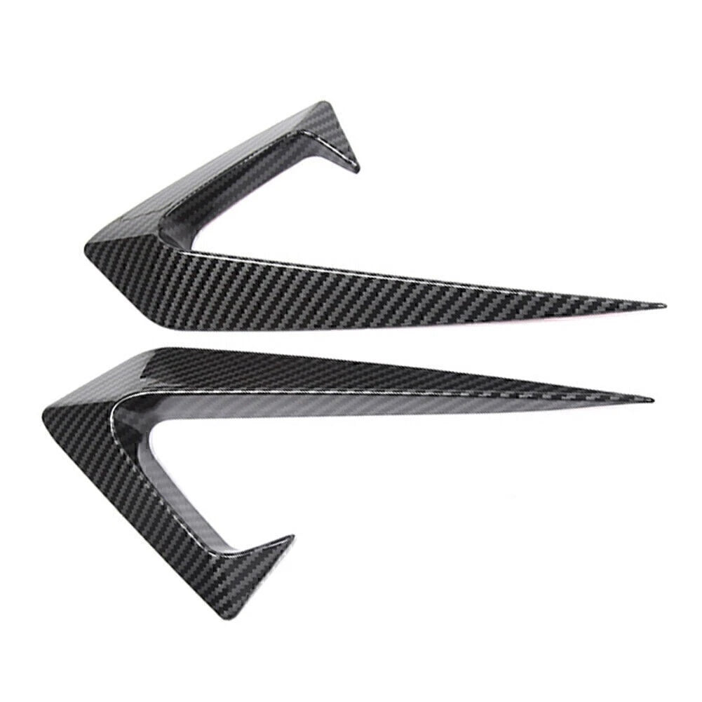 2X Camera Protection Cover Trim for Tesla Model 3 (2017–2021) Gloss Carbon Fiber