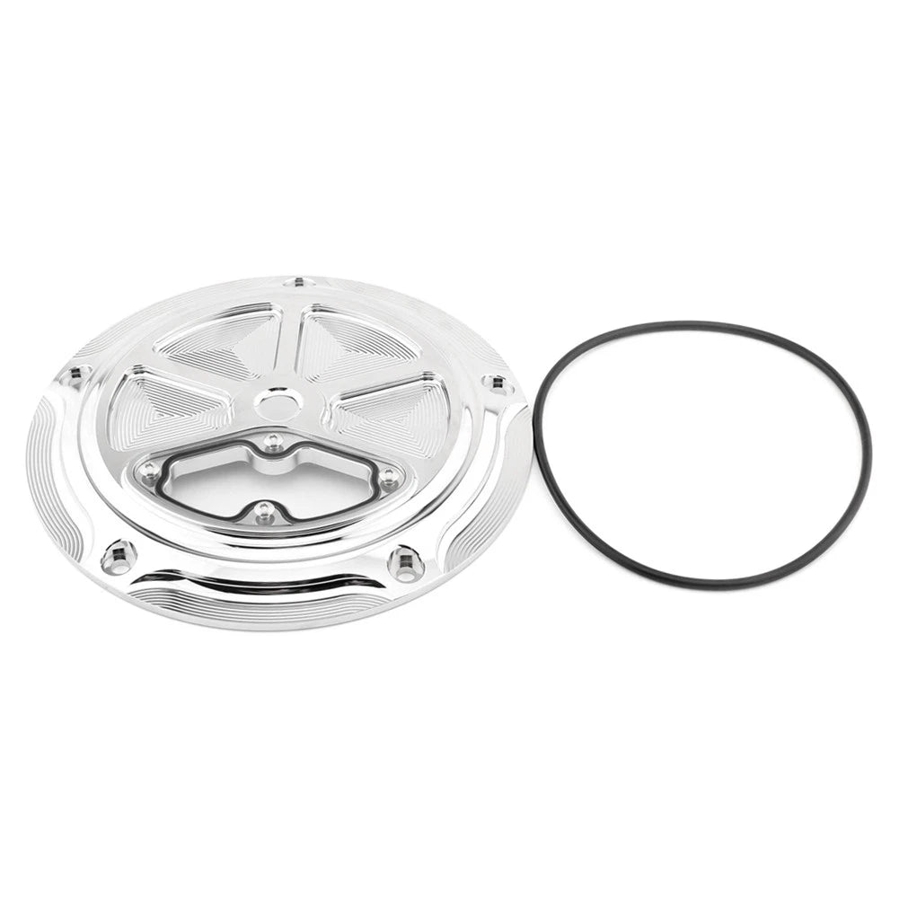 Chrome Derby Cover for Harley Road Glide, Road King, Electra Glide, Street Glide