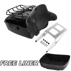 Trunk Backrest Pad Mount Rack for Harley Sport Glide FLSB (2018–2023)