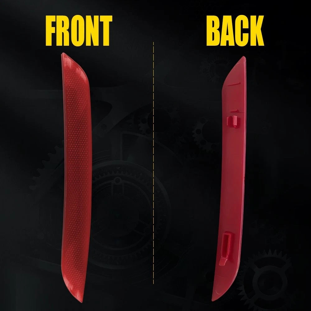 Set of 2 Black Rear View Mirror Rain Guards for Universal Cars