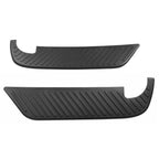 Set of 2 Black Rear Step Bumper Pad Covers for F150 F250 (1997–2004)