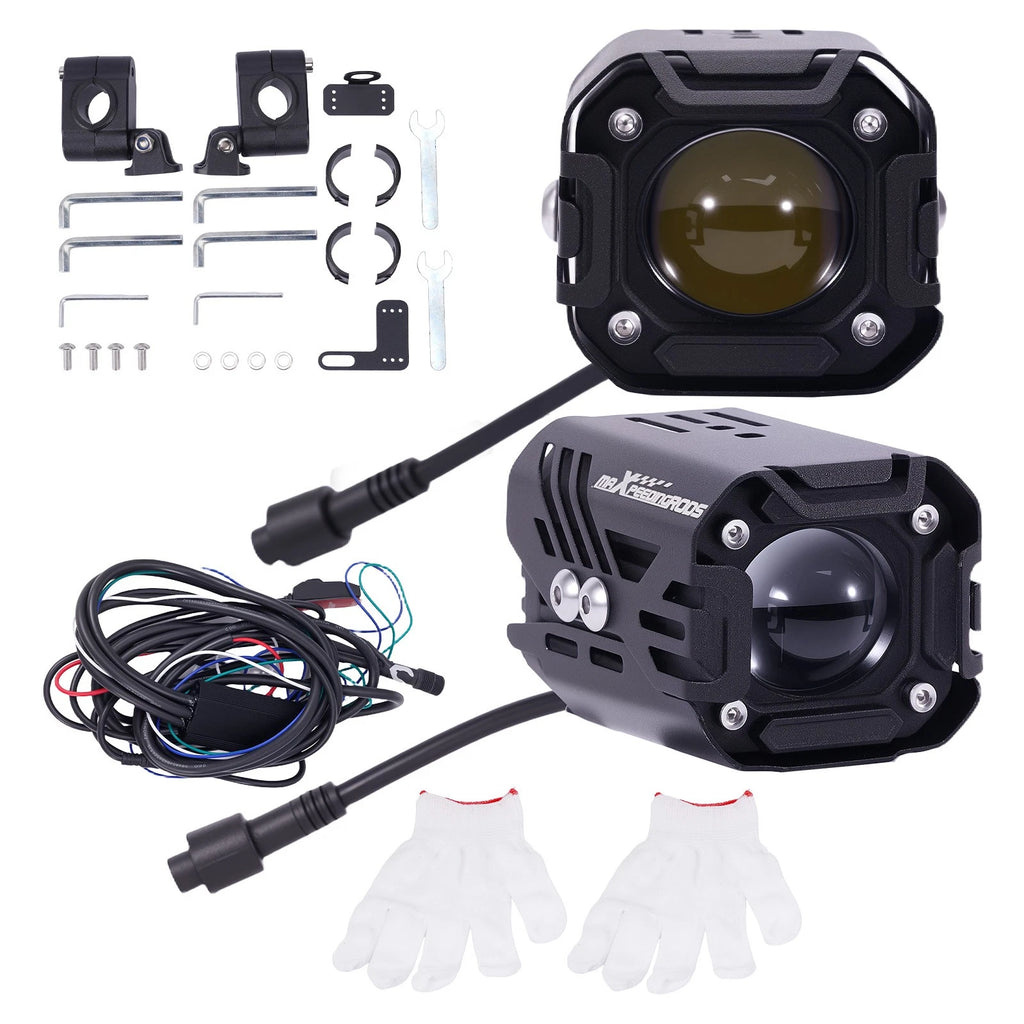 80W LED Auxiliary Fog Light for Motorcycle ATV UTV (12V)