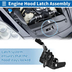 Hood Latch Assembly for Toyota Corolla (2019–2022) No. 5351002770 1 Pc