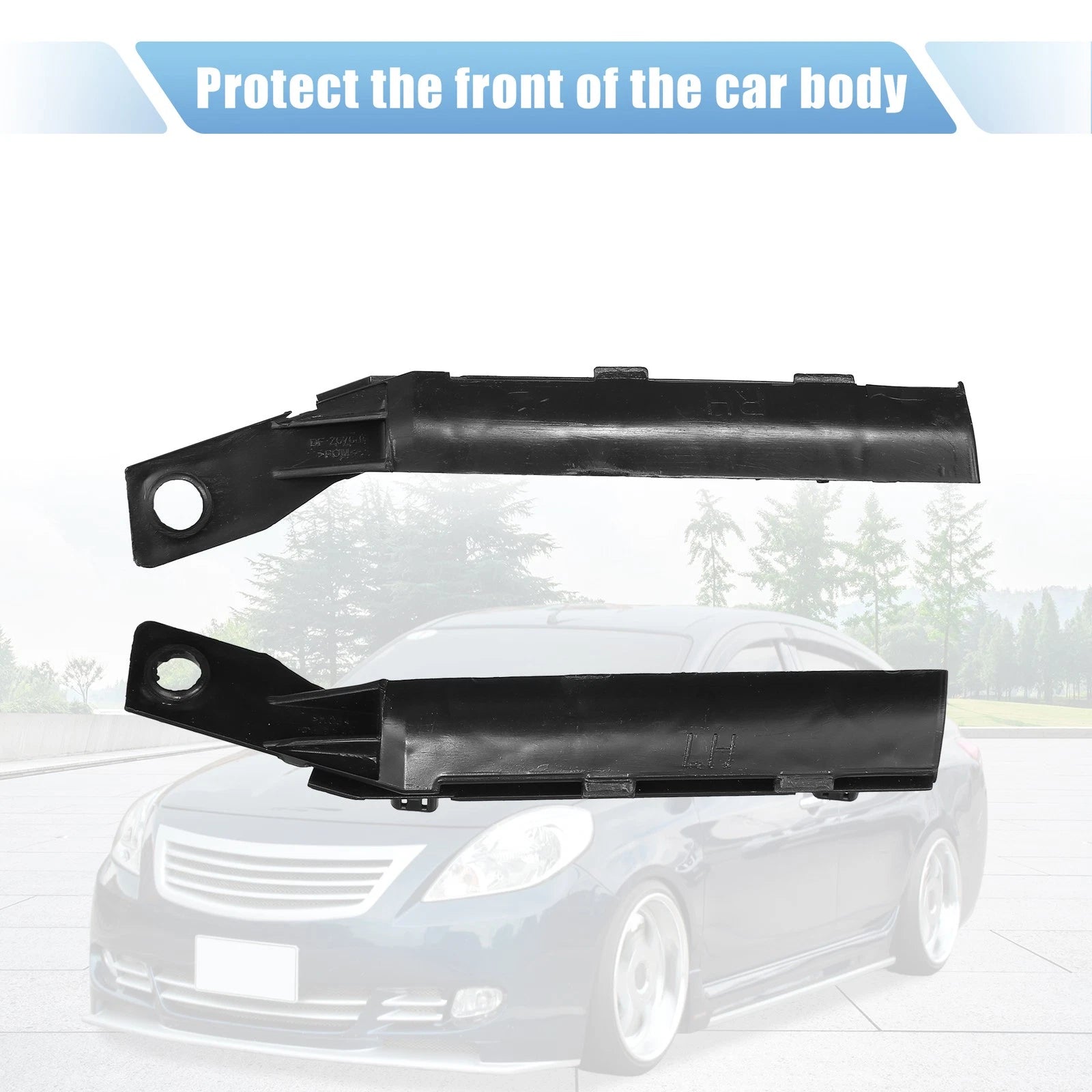 1 Pair Front Bumper Mounting Support Bracket 62224EM30A for Nissan Versa (2007–2012)