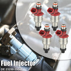 Set of 4 Fuel Injectors for Toyota 4Runner 2.4L (1989–1995) 23250-35040