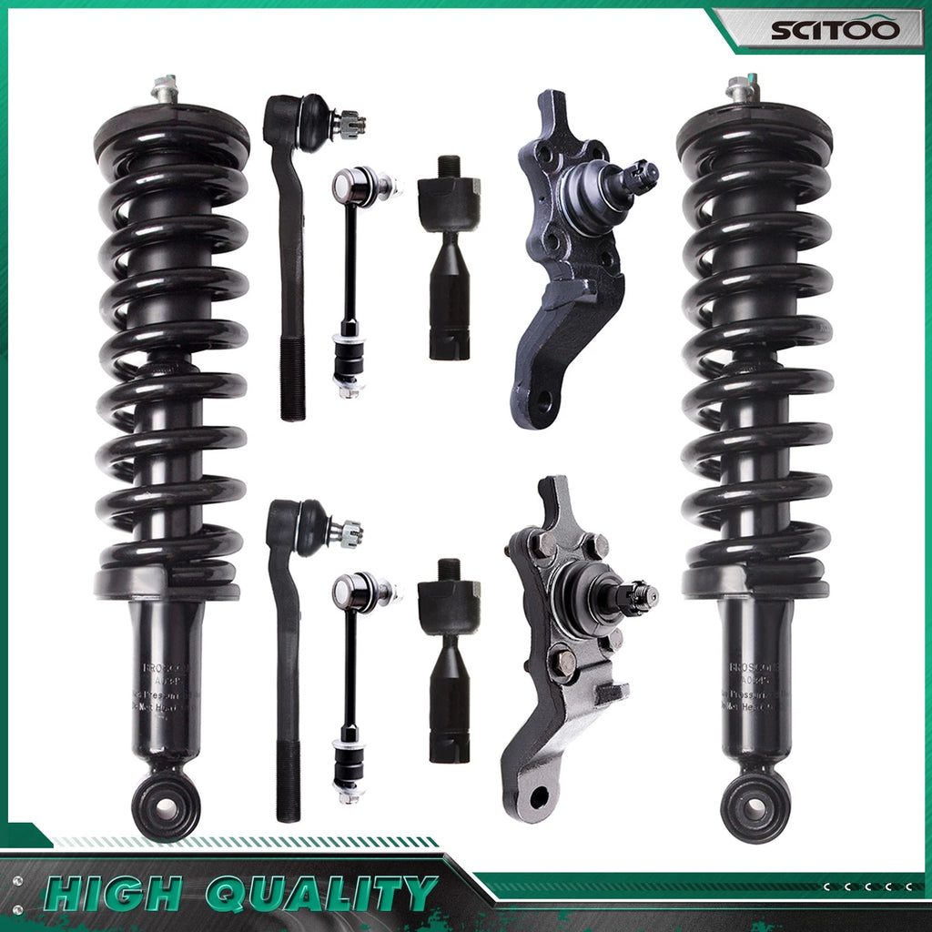 Front Strut Ball Joint Tie Rod Sway Bar for Toyota 4Runner V6 (1996–2002)