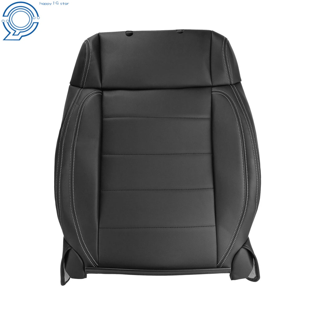 Front Right Back Rest Cover for Jeep Wrangler (2007-2012) Black Leather