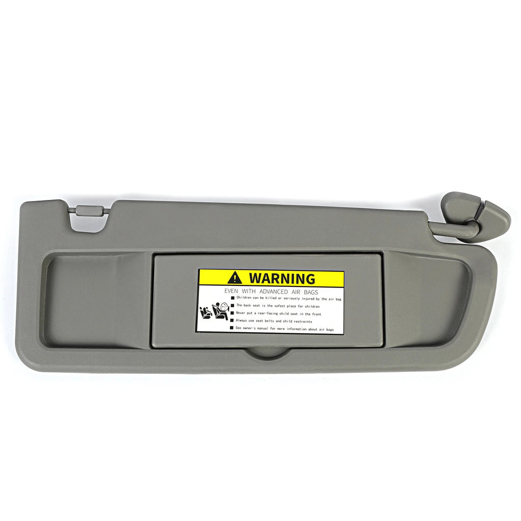 Right Passenger Side Sun Visor for Honda Civic (2006–2011) - Grey