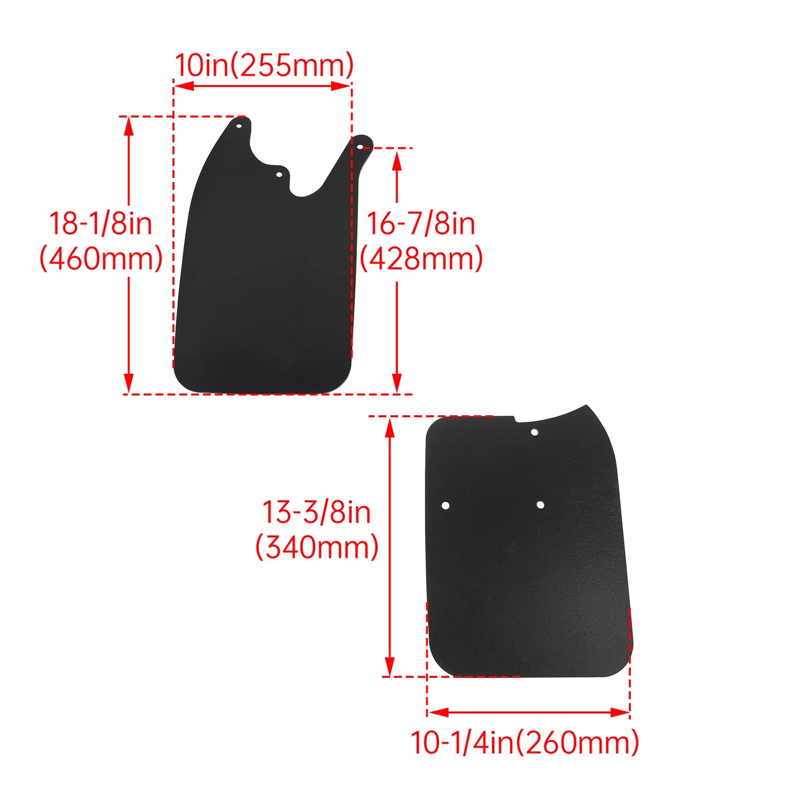 Set of 4 Mud Flaps for Toyota Tacoma (1995-2004) 4WD