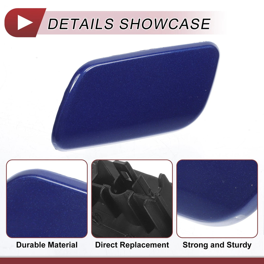 Front Left Washer Nozzle Cover Cap for Subaru Forester (2016–2018) Blue