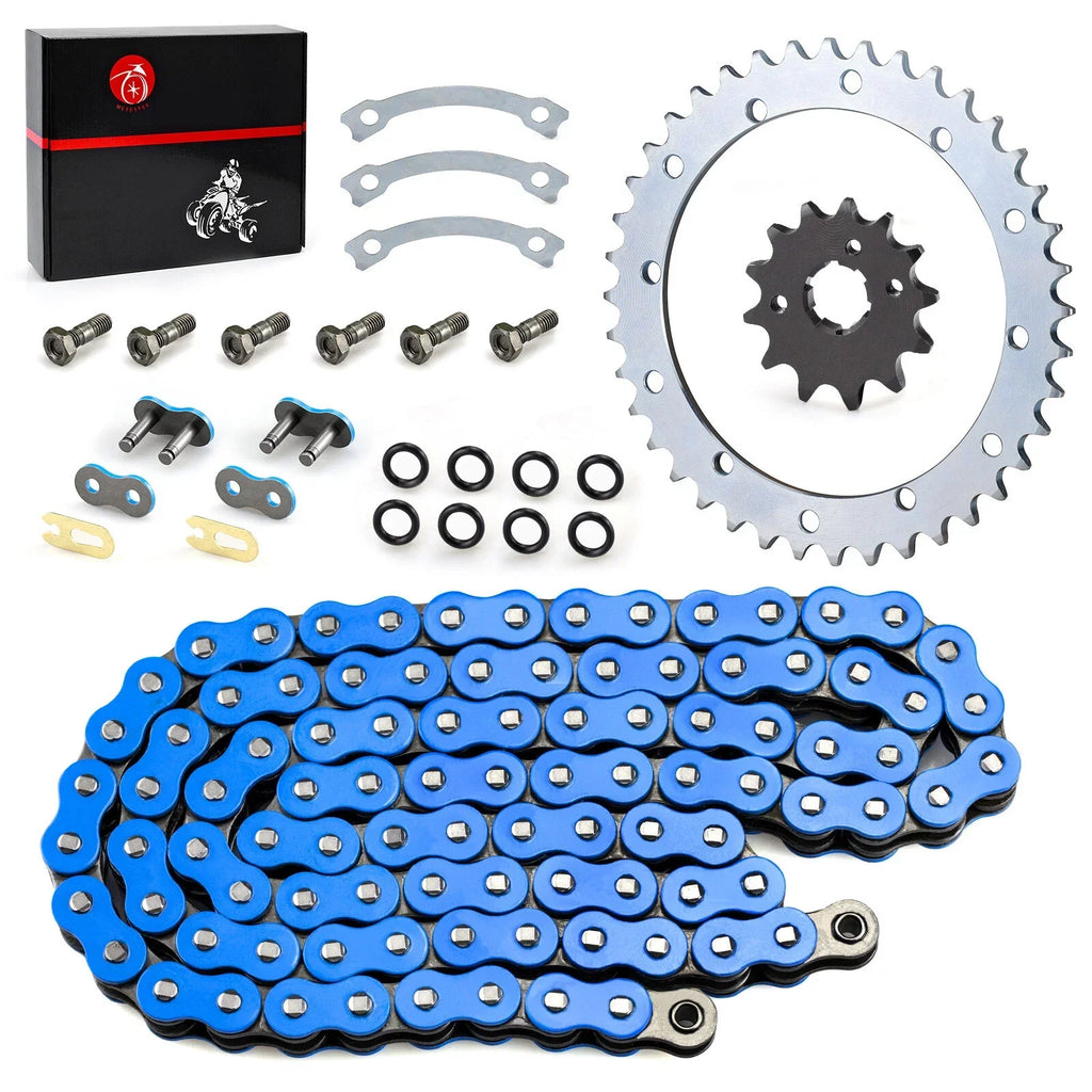 Front Rear Chain Drive Sprocket Kit for Yamaha Warrior YFM350X (1989–2004)
