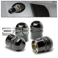 Set of 4 Aluminum Coated Tire Rim Valve Air Port Dust Cover Caps for