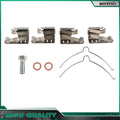 Front Brake Calipers w/ Bracket for Ford F-250 Super Duty 4WD (1999–2000)