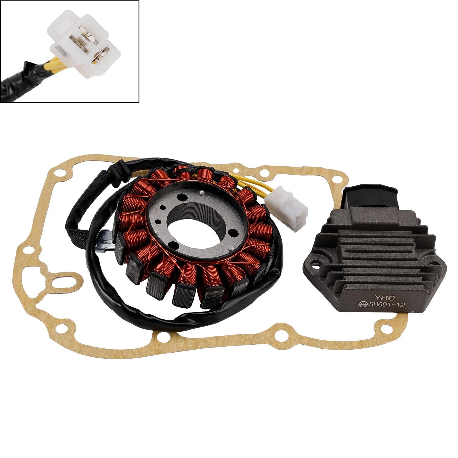 Stator Regulator Rectifier Gasket Set for Honda SH125 SH150 (2001–2004)