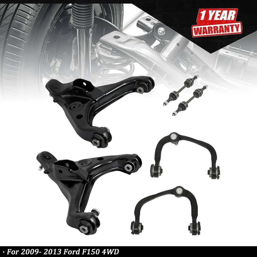 Set of 6 Control Arms and Sway Bars for Ford F150 (2009–2013)