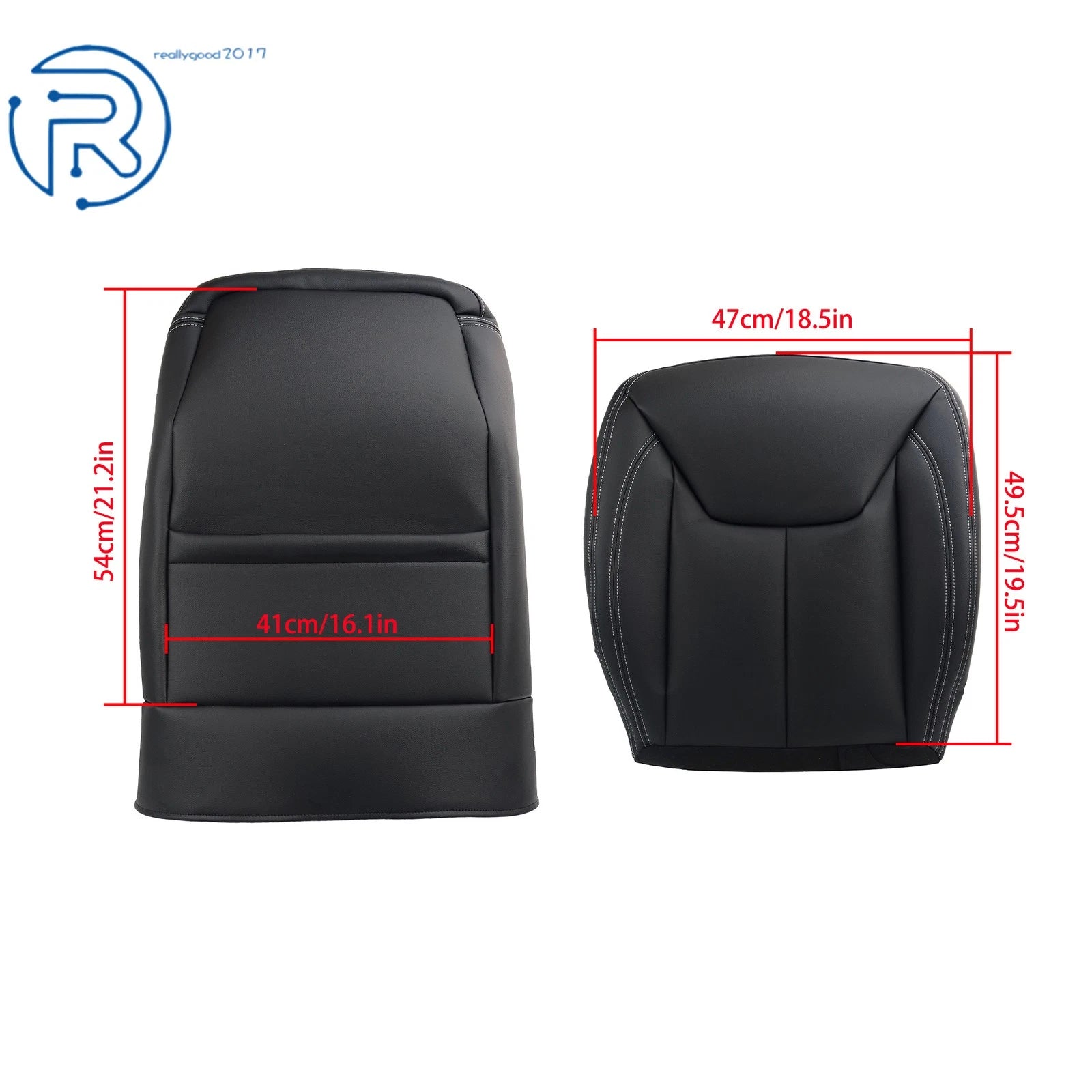 Set of 2 Seat Covers for Jeep Wrangler (2013-2017) Black