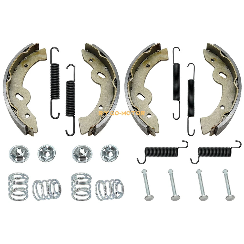 Brake Shoes w/Springs Pins for Yamaha G9/G11/G14/G16/G19/G20/G21/G22/G23/G27/G28 (1990–2006)
