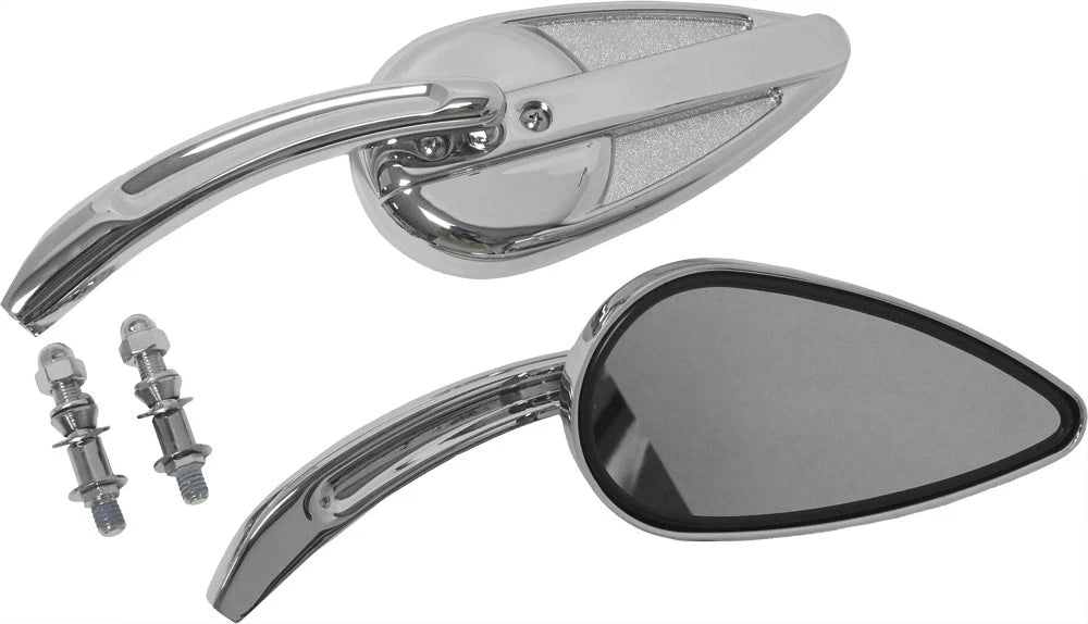 Chrome Side Mirrors for Harley Davidson (2014–2017)