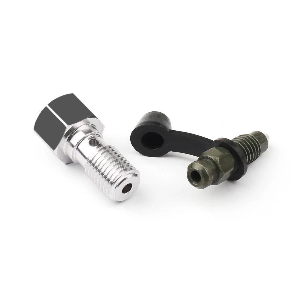 M10 X 1.25mm Brake Bleeder Nipple Caliper Bleed Screw Valve #8 for Motorcycle