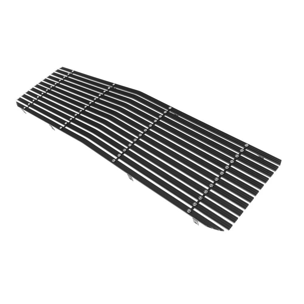 Black Wide Rivet Billet Grille for Chevy Silverado 2500/3500 (2015–2019)
