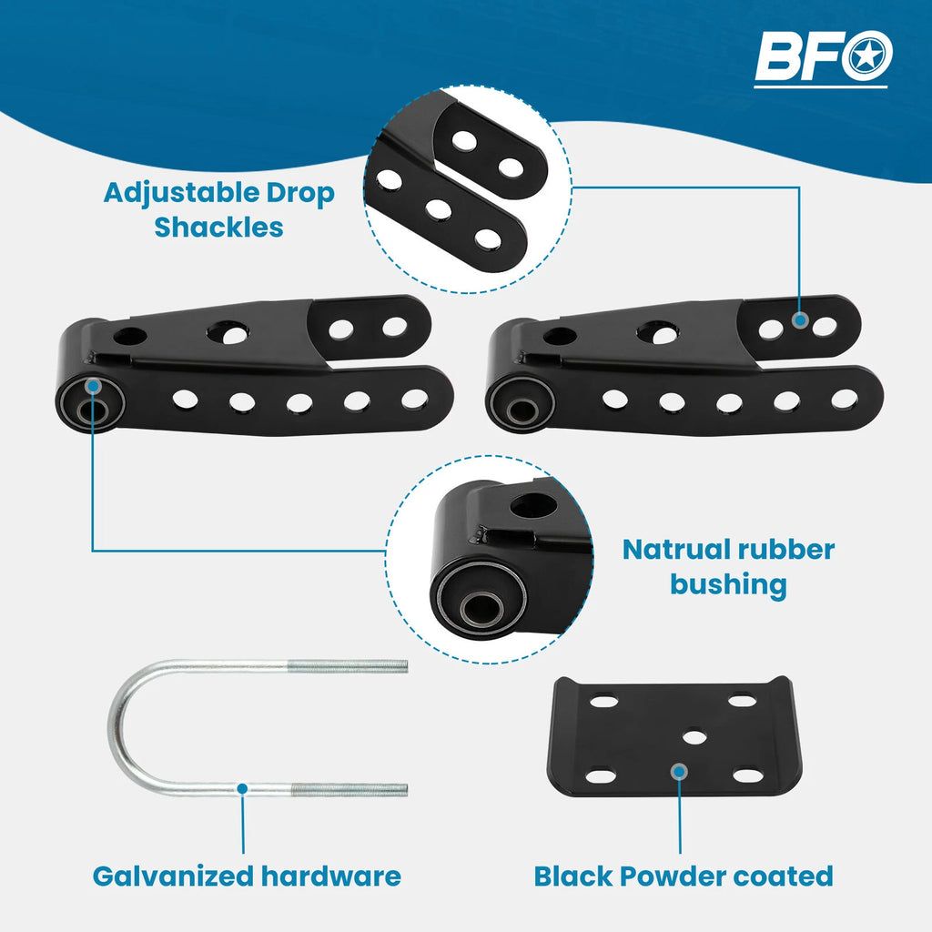 5" Lowering Drop Flip Kit for Dodge Ram 1500 (2002–2008)