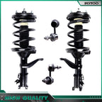 Front Shocks Struts Coil Spring Sway Bar Links Kit for Honda Element (2003–2011)