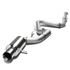 4" Rolled Muffler Tip Racing Catback Exhaust System for Mitsubishi Eclipse (2000–2005)