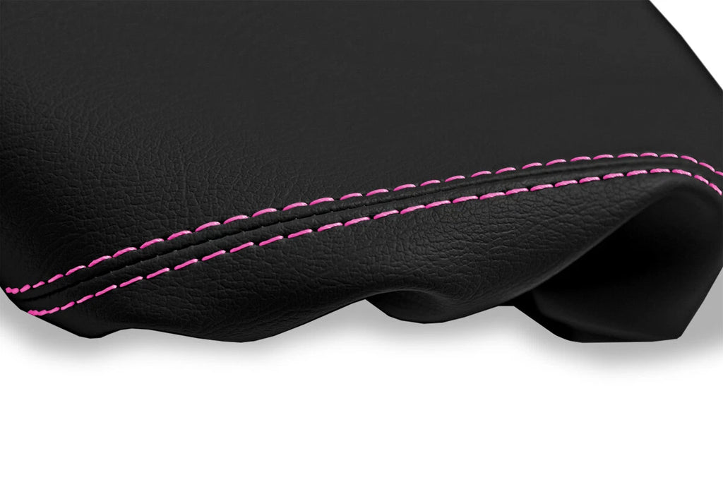 Console Lid Pull Over Cover for Toyota 4Runner (2010–2019) Pink Stitch