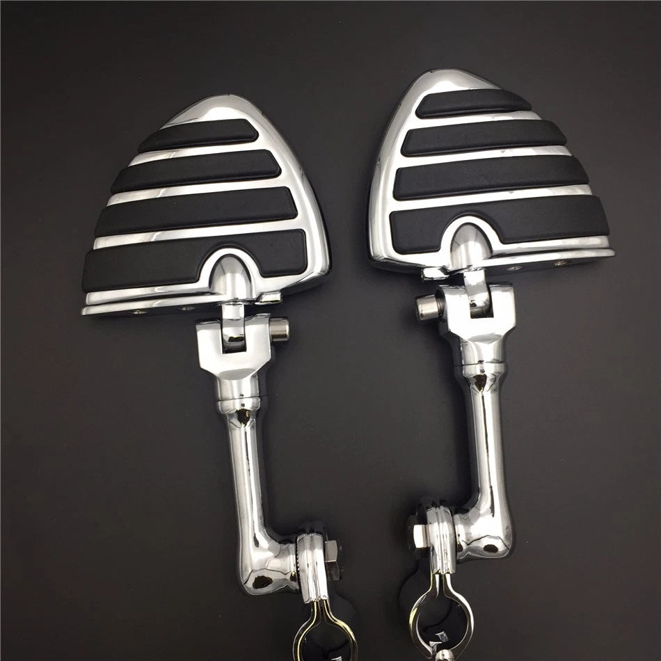 Chrome 1" U FootPeg for Honda GoldWing VTX1300 Shadow Valkyrie (2001–2008)