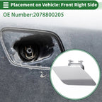 Headlight Washer Nozzle Cover Cap for Mercedes-Benz (1Pc)