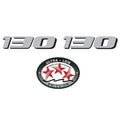 130 HP Horsepower Label Decal Sticker for Yamaha Outboard