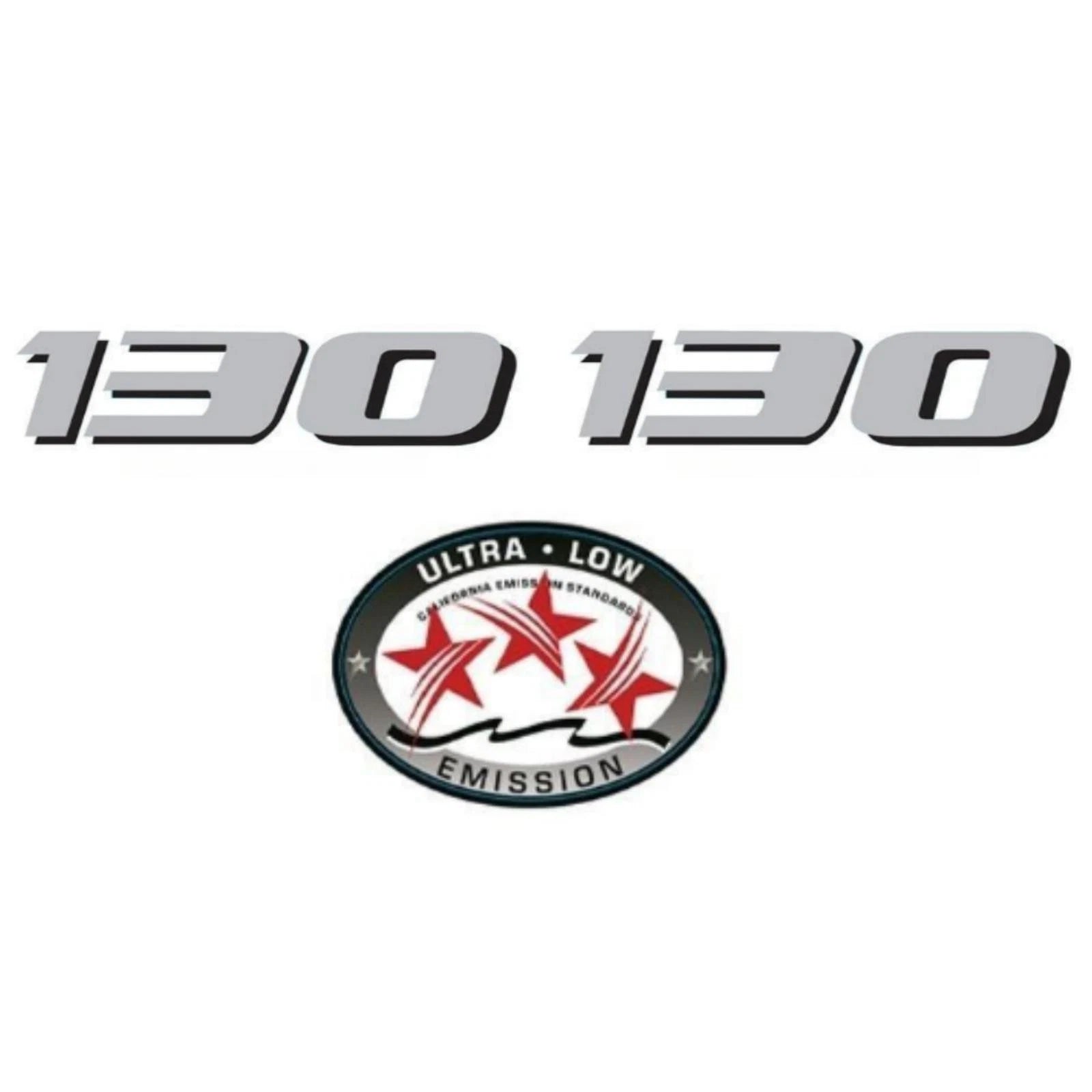 130 HP Horsepower Label Decal Sticker for Yamaha Outboard