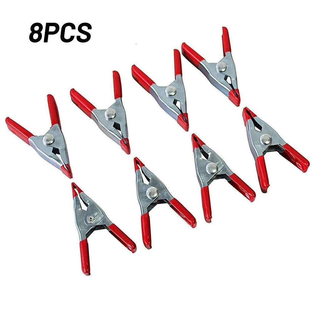 Set of 8 Metal Clamps for Craft Work Fixing
