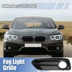 Left Fog Light Mesh Grille for BMW 1 Series F20 F21 LCI (2015–2018)