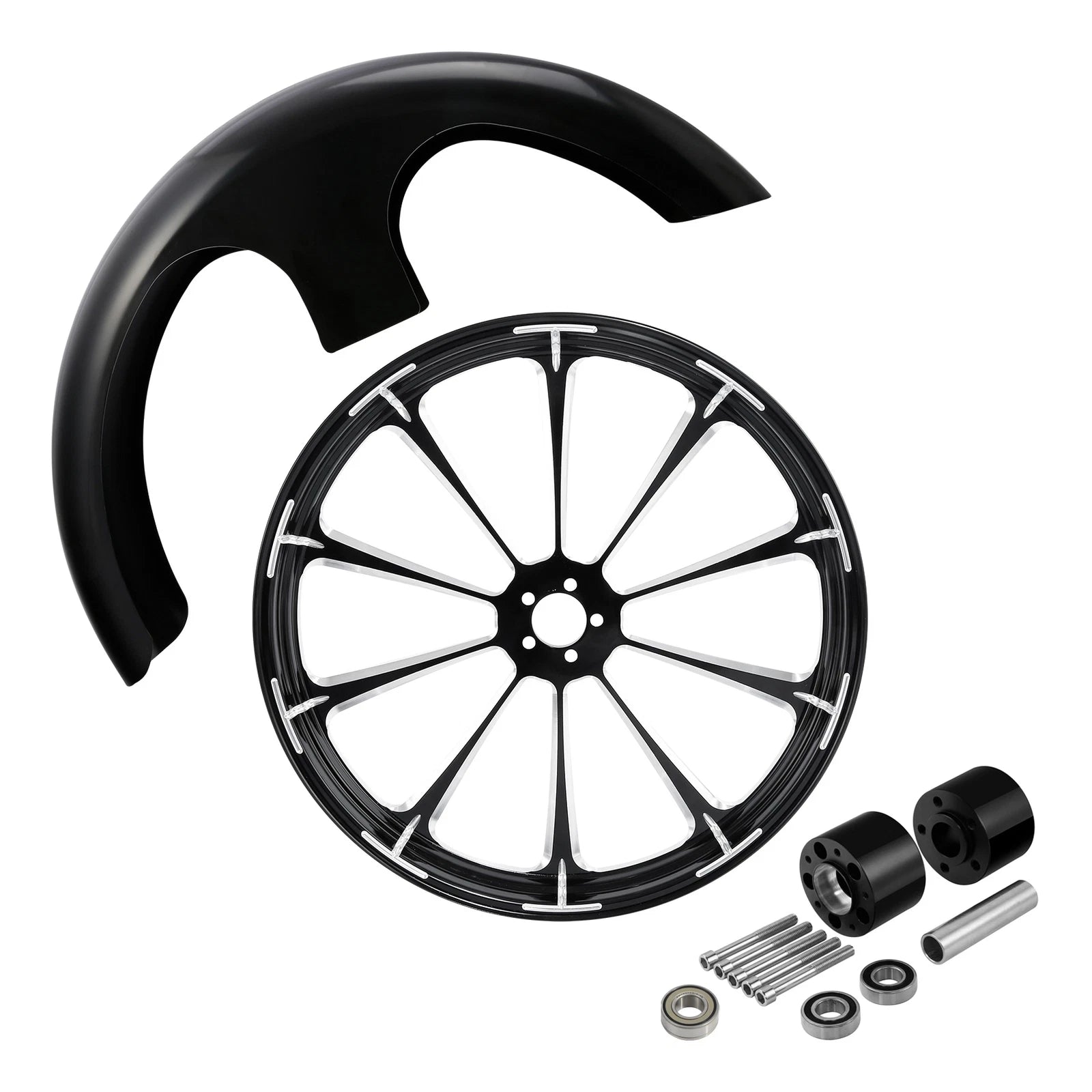 30" Front Wheel Rim Hub for Harley Street Glide (2008–2025) Dual Disc ABS