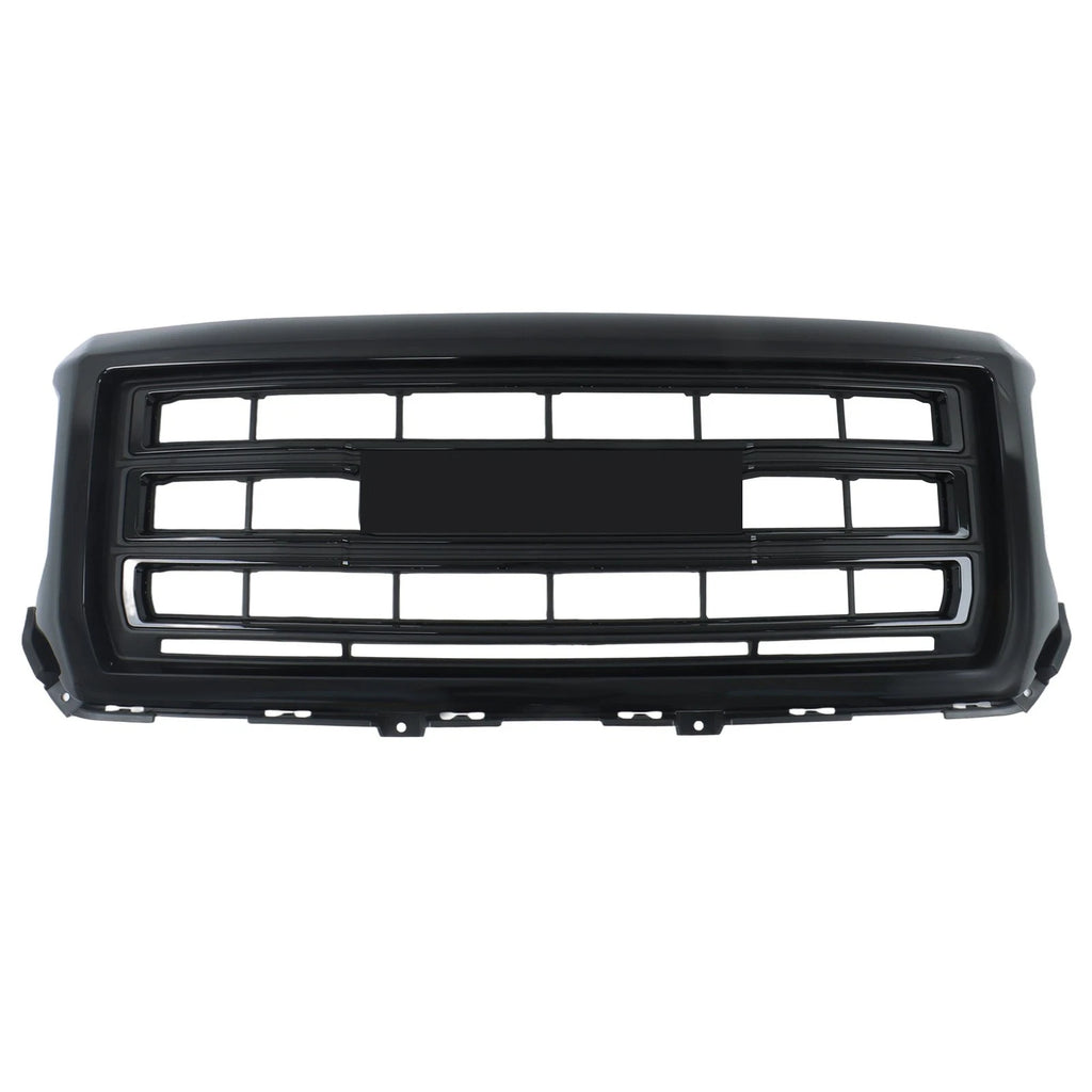 Gloss Black Front Bumper Grill for GMC Sierra 1500 (2014-2015)