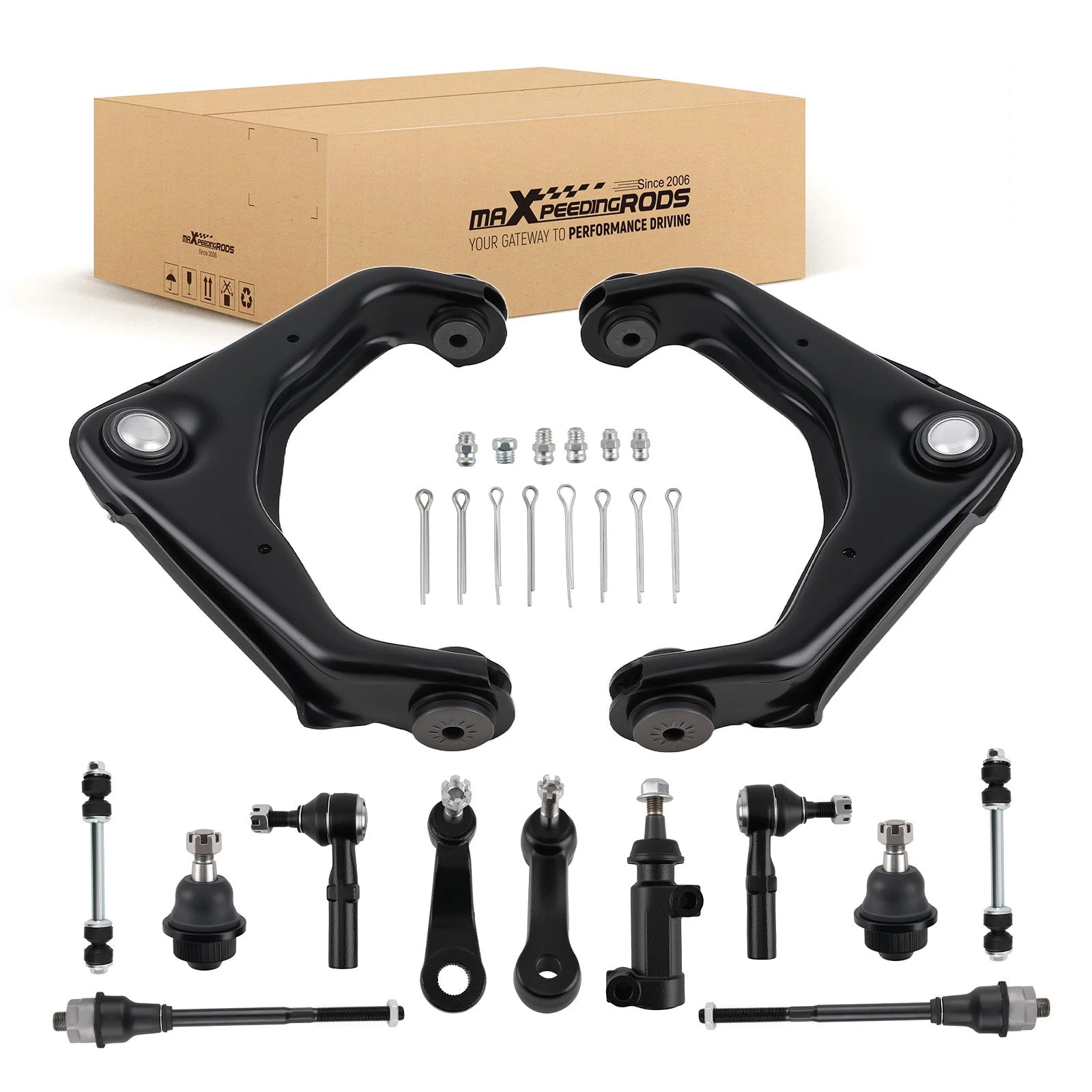 Front Upper Control Arms for Chevy Silverado Sierra 1500HD (2001–2006)
