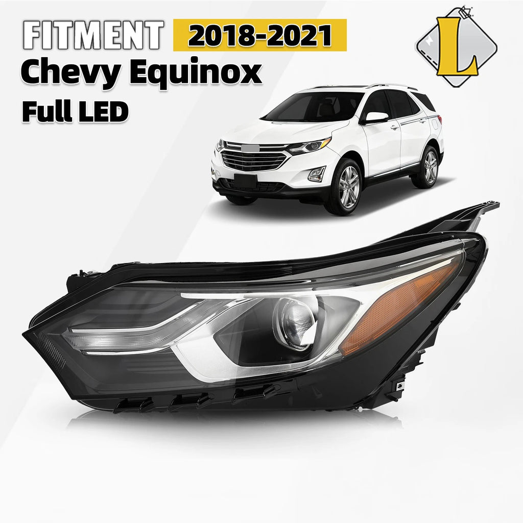 LED Headlight for Chevy Equinox (2018–2020) w/ DRL & LED Module Left Driver
