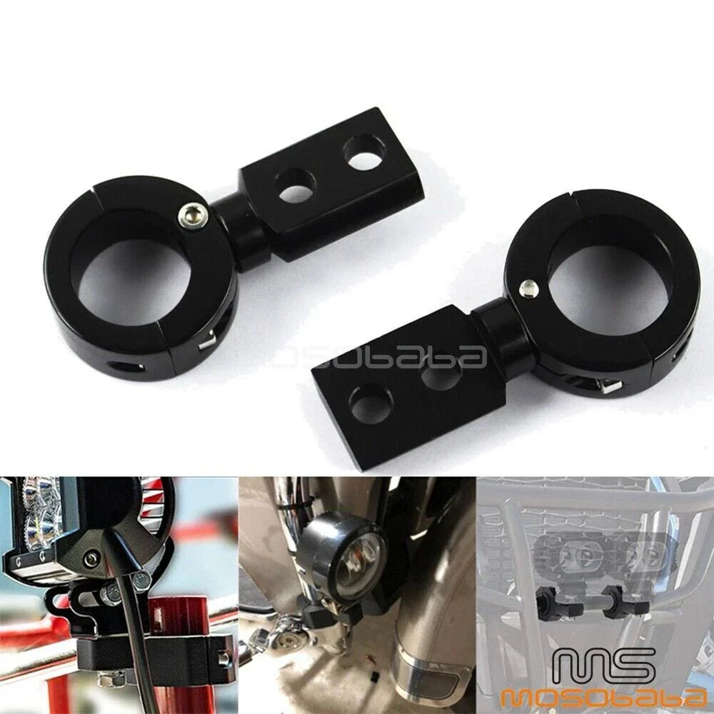 360�� Universal Offroad/Racing Lamp Mounting Bracket for 1-1/4" Bar or Tube