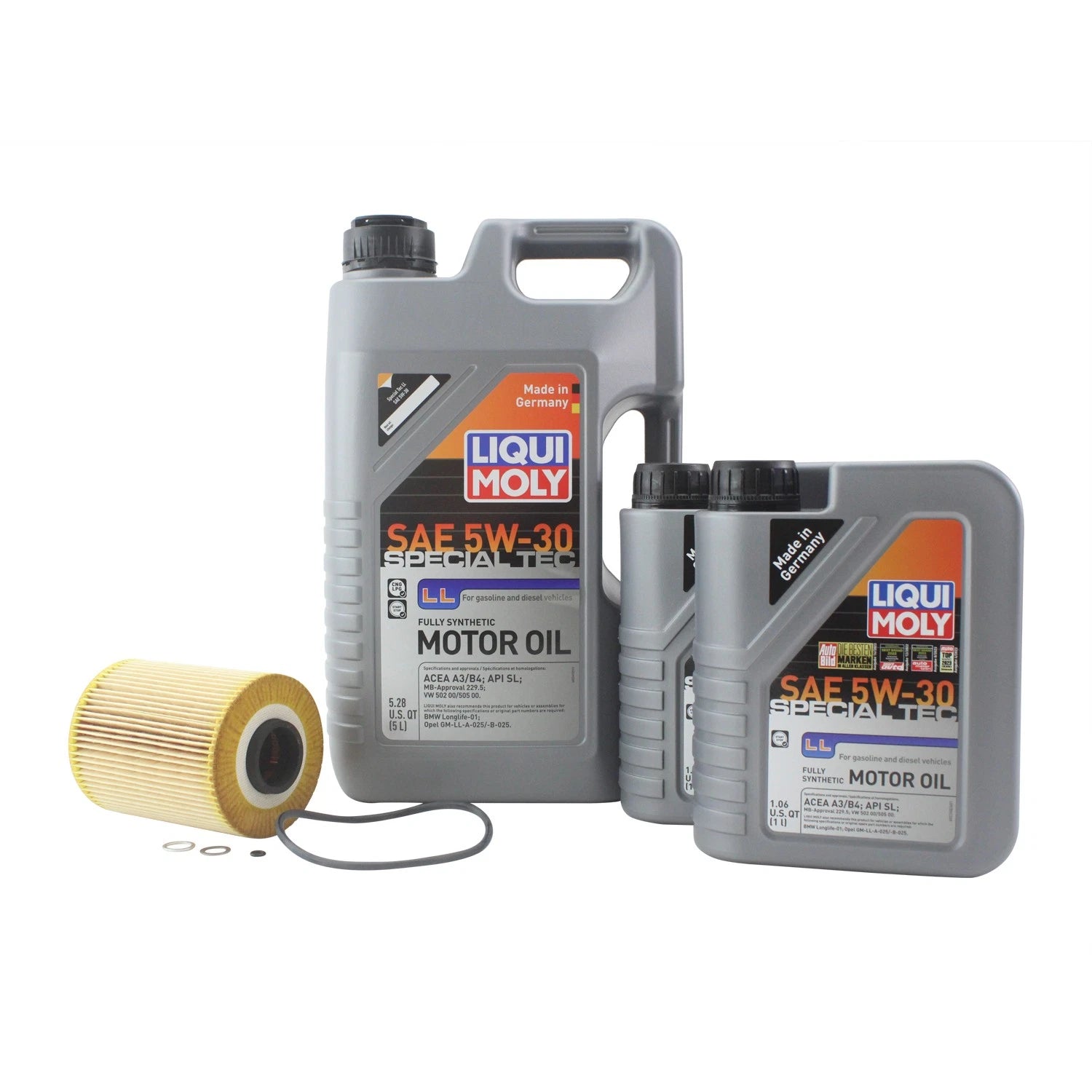 7L Liqui Moly Special Tec LL 5W-30 Oil Change Kit for BMW M50/M50TU (1990–1995)