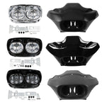 Inner & Outer Fairings Dual Headlight for Harley Road Glide FLTR (1998–2013)