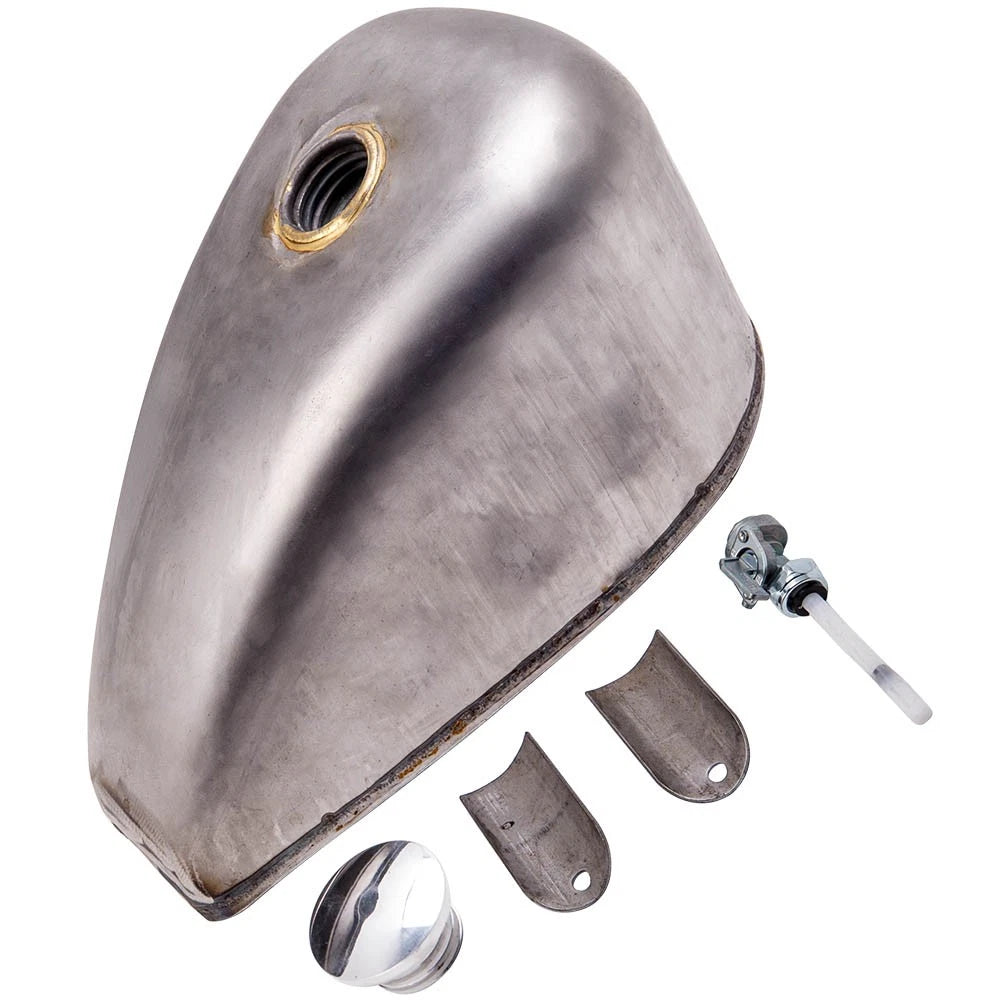 2.4 Gallon Gas Fuel Tank Kit for Harley Davidson Sportster (1960–1985)