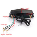 LED Smoke Rear Tail Light Lamp for Universal Motorcycle (12V)